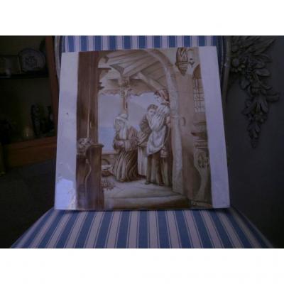 Porcelain De Creil And Montereau - Decorative Plate