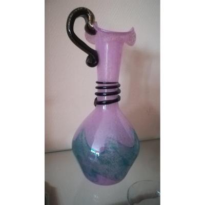 Carafe - Glass Of Venice - XXth Century.