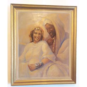 Orientalist Painting – XXth Century. Mr. Reverberi.