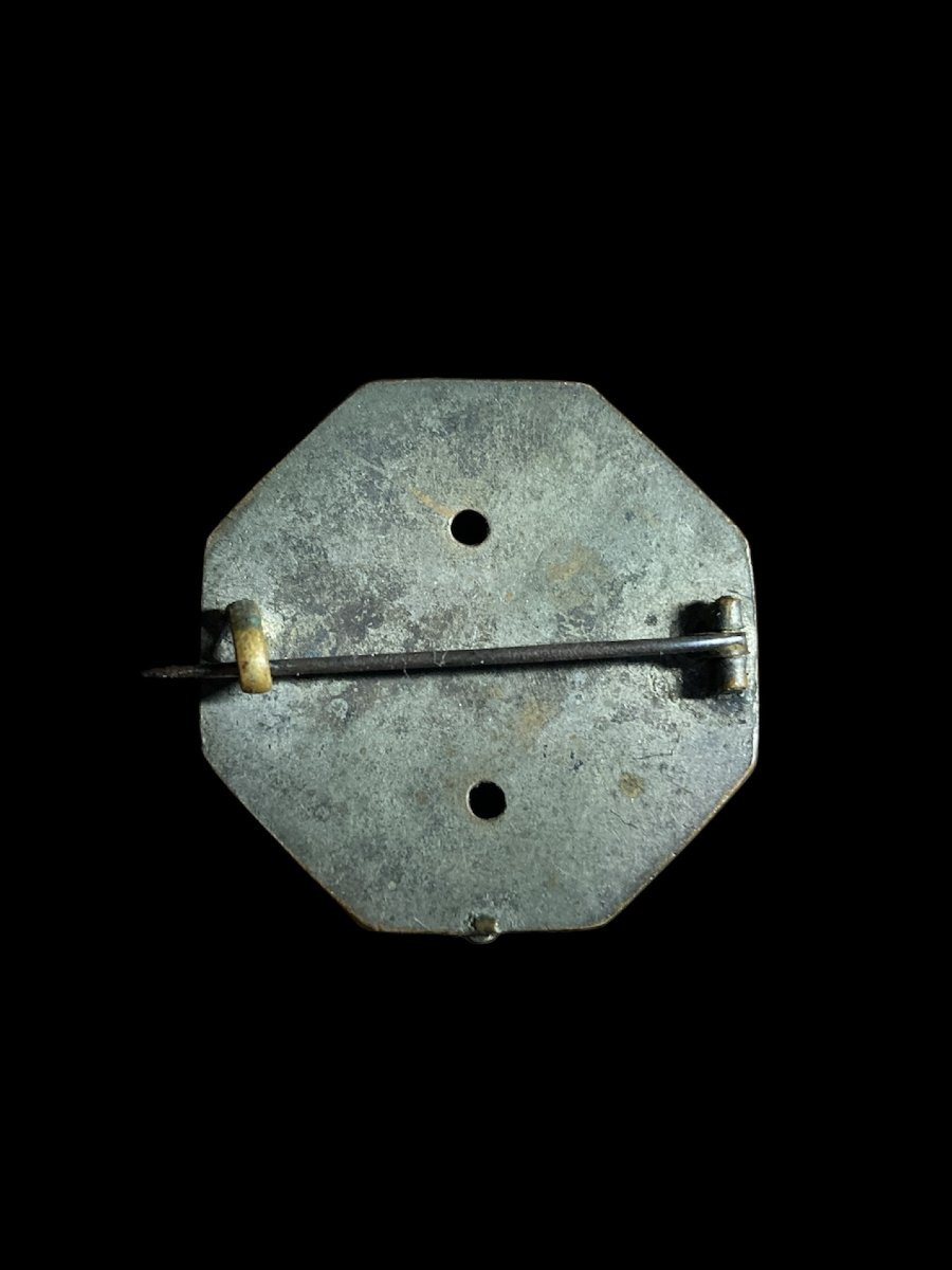 1480 ca. - Francia o Italia - Spilla in bronzo con Putto-photo-8