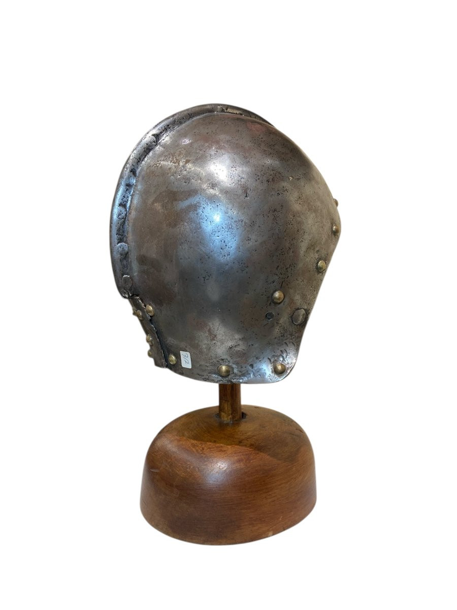 Italia settentrionale - Ferro battuto - XVI sec. - Elmo da Assedio-photo-2