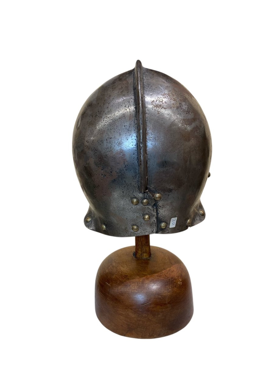 Italia settentrionale - Ferro battuto - XVI sec. - Elmo da Assedio-photo-6