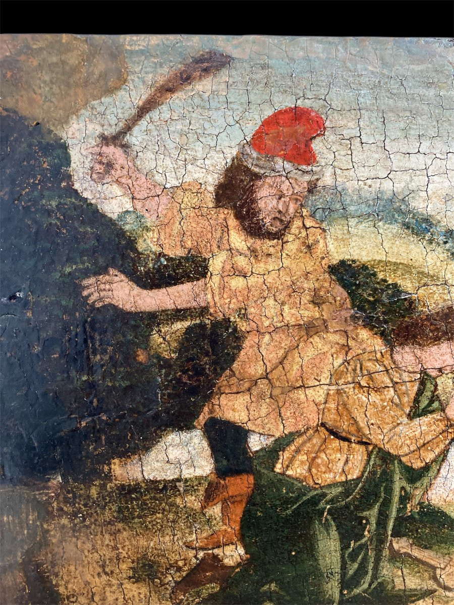 Francesco Botticini (Firenze, 1446 – Firenze, 1498) - E bottega - Martirio di San Genesio-photo-4