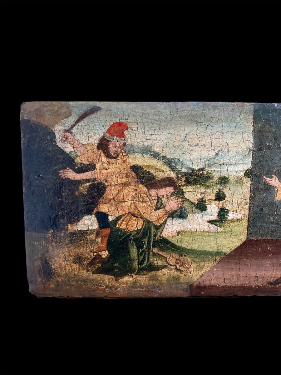 Francesco Botticini (Firenze, 1446 – Firenze, 1498) - E bottega - Martirio di San Genesio-photo-2