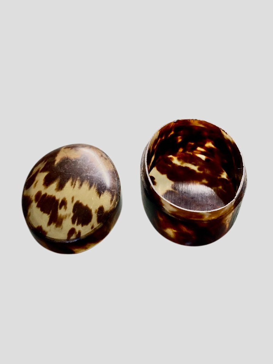 XVIII secolo - Porta pillole in tartaruga-photo-4