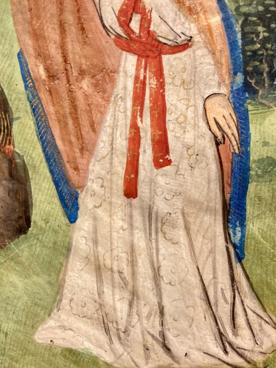 Miniatura su pergamena - La Caduta degli Angeli Ribelli - Scuola di Tours - 1470-1480-photo-5