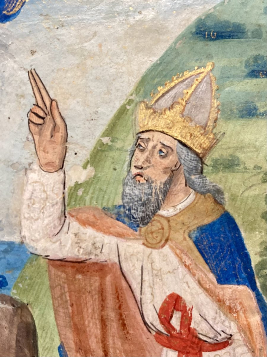 Miniatura su pergamena - La Caduta degli Angeli Ribelli - Scuola di Tours - 1470-1480-photo-6