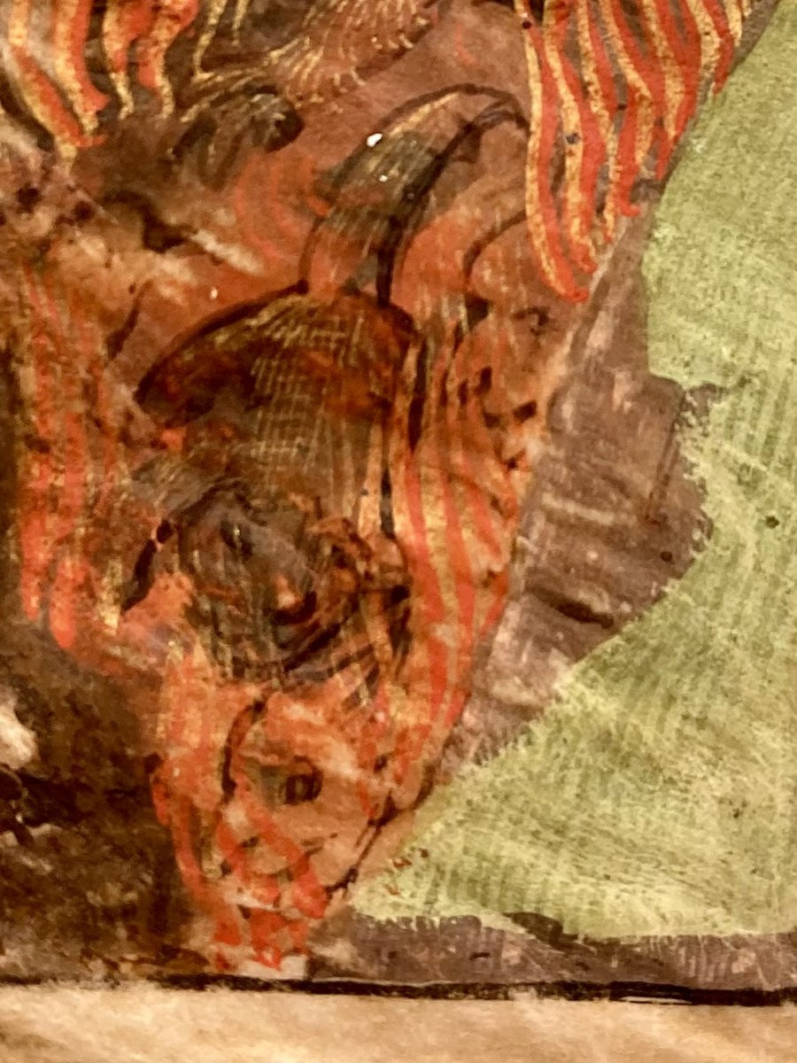 Miniatura su pergamena - La Caduta degli Angeli Ribelli - Scuola di Tours - 1470-1480-photo-8