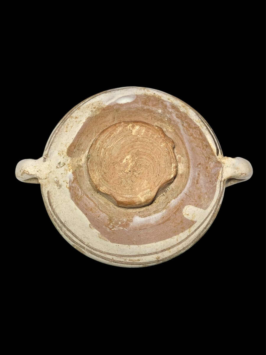 Viterbo - Metà del XIV secolo - Ciotola in maiolica policroma a figura zoomorfa-photo-5