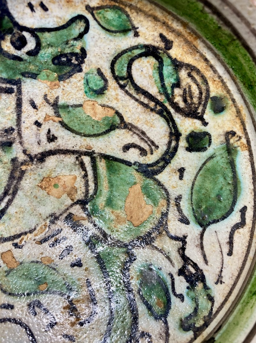 Viterbo - Metà del XIV secolo - Ciotola in maiolica policroma a figura zoomorfa-photo-7