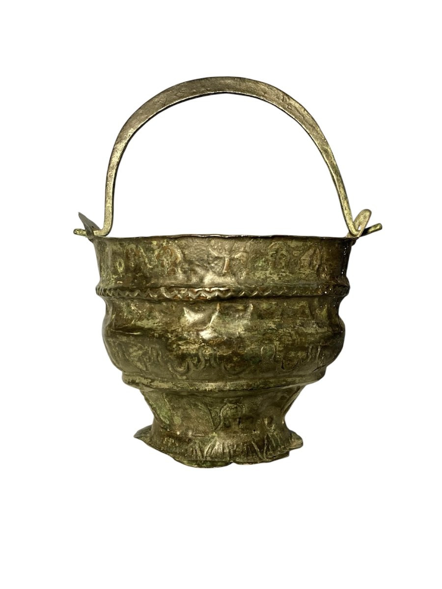 Sicilia Normanna - Metà del XII secolo - Situla in lamina di bronzo a motivi sacri-photo-3