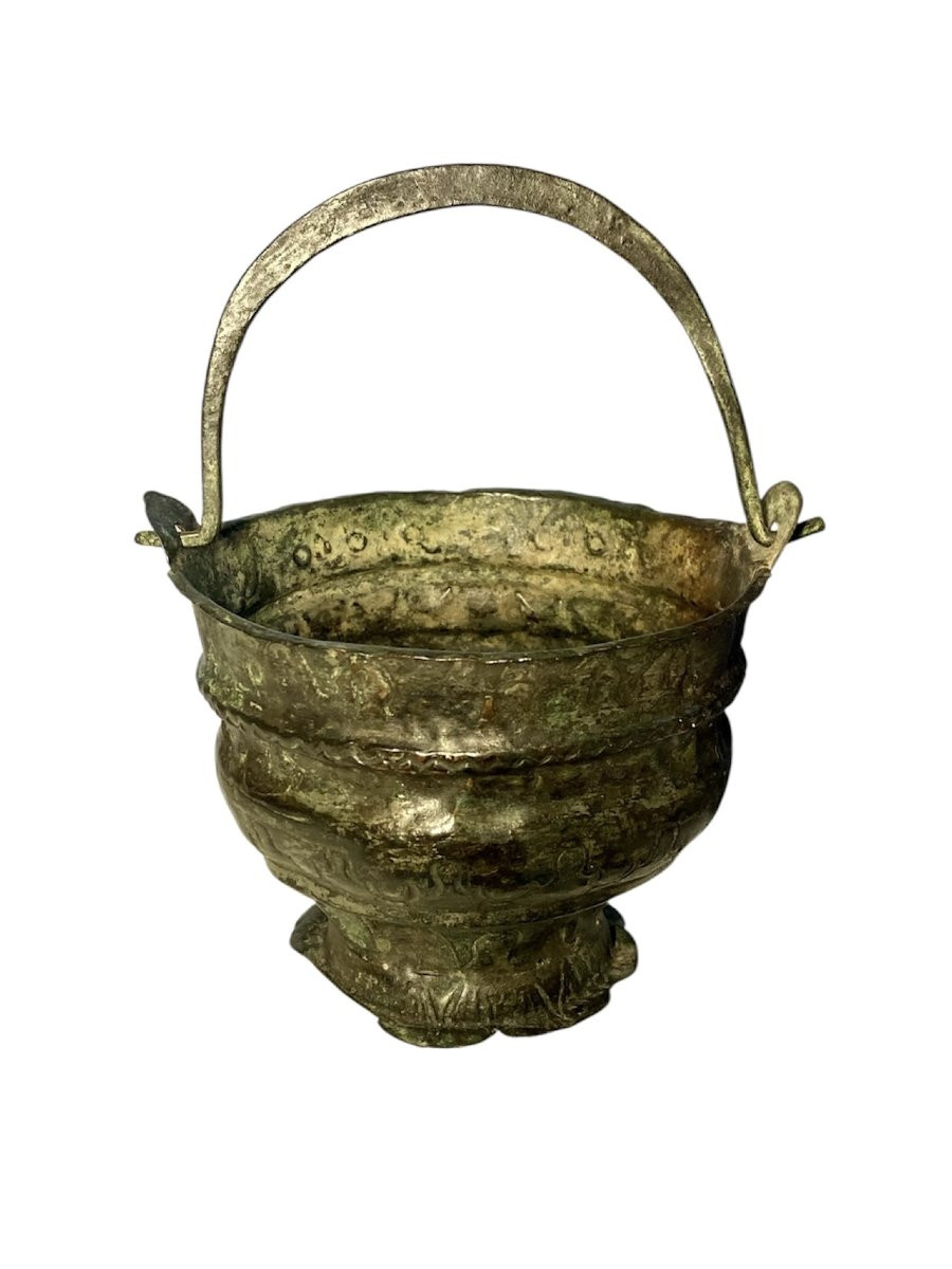 Sicilia Normanna - Metà del XII secolo - Situla in lamina di bronzo a motivi sacri-photo-8