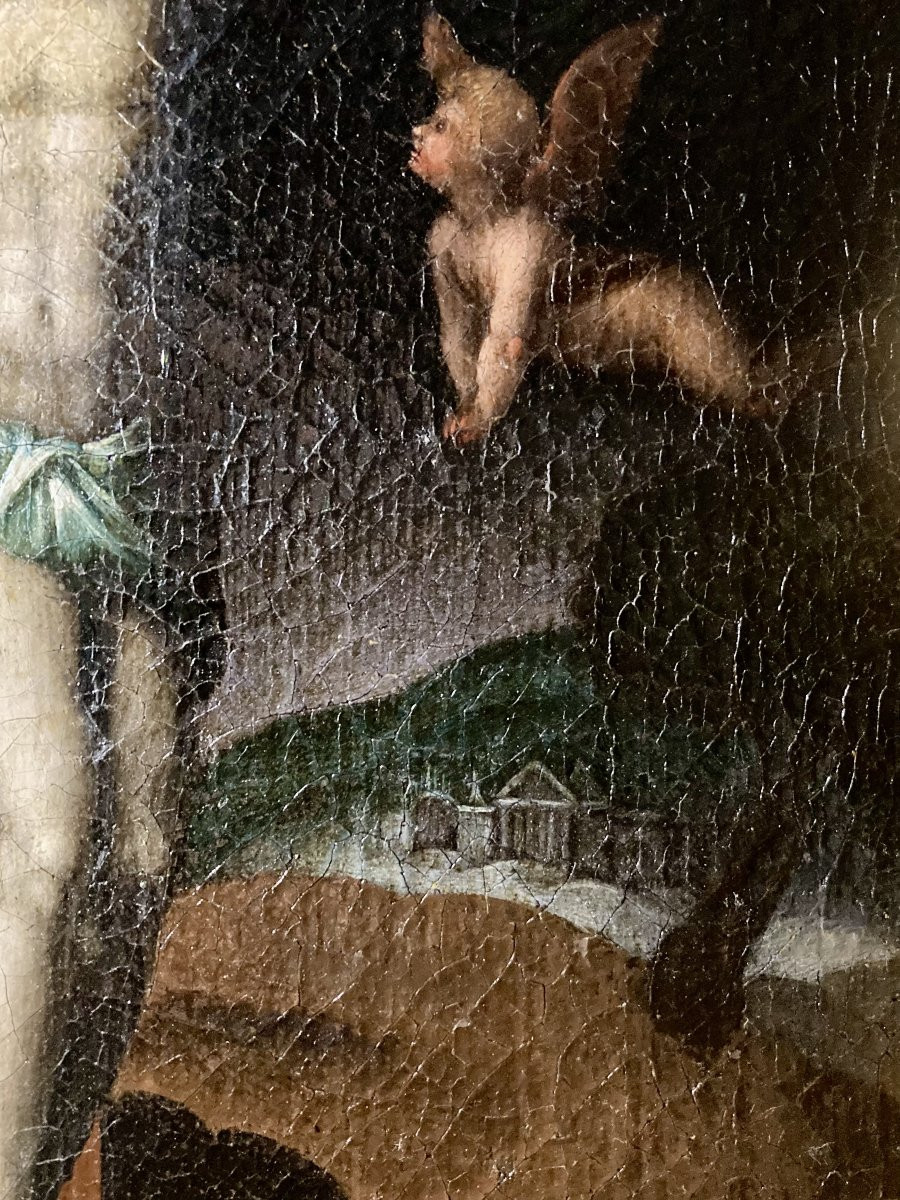Francesco Morandini detto Il Poppi (Poppi 1544 - 1597 Firenze) - Scena di Crocifissione -photo-6