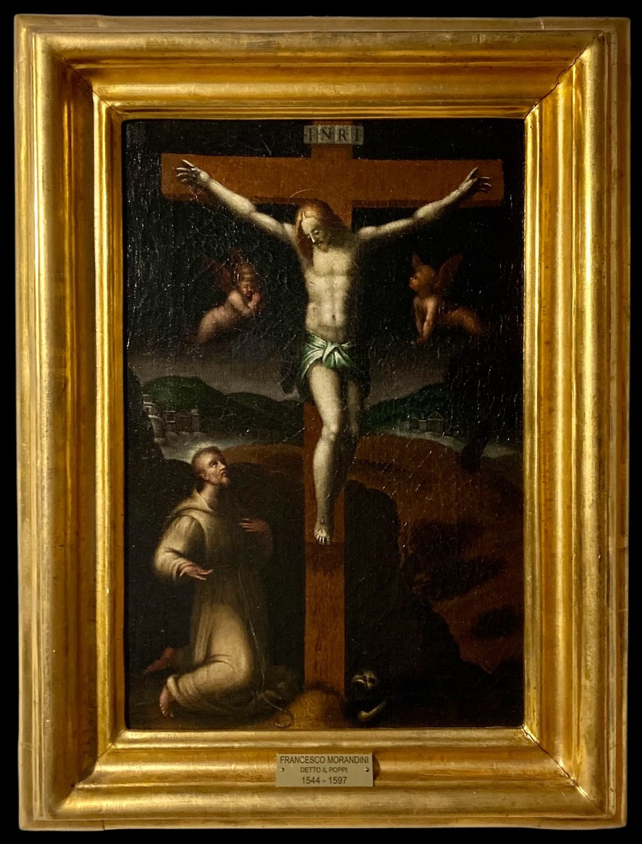 Francesco Morandini detto Il Poppi (Poppi 1544 - 1597 Firenze) - Scena di Crocifissione 