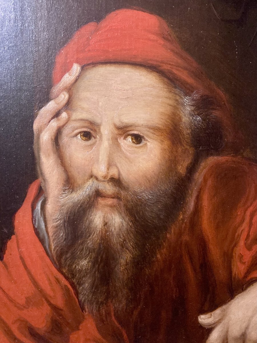 1897 - Olio su Tela - San Girolamo nel suo Studio-photo-1