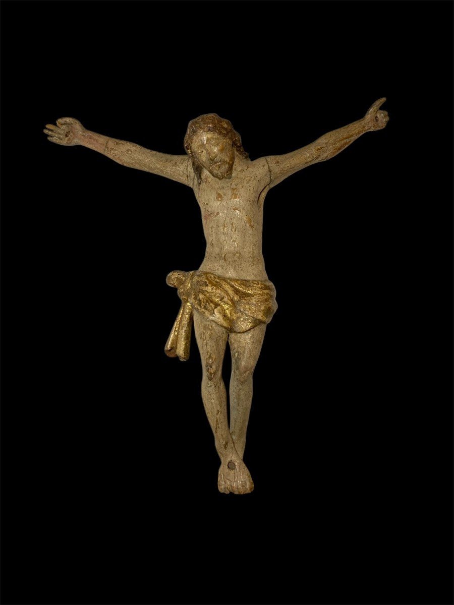 Inizio XVI secolo - Toscana - Corpus Christi in legno policromo intagliato-photo-1