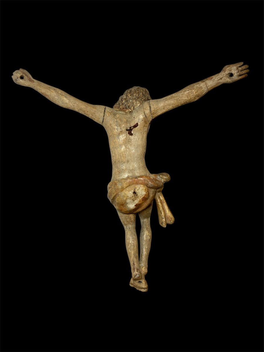 Inizio XVI secolo - Toscana - Corpus Christi in legno policromo intagliato-photo-8