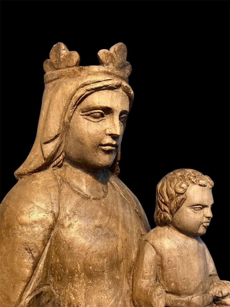 III quarto XIV secolo - Bottega del Maestro dei Magi di Fabriano - Tiglio - Madonna col Bambino-photo-4