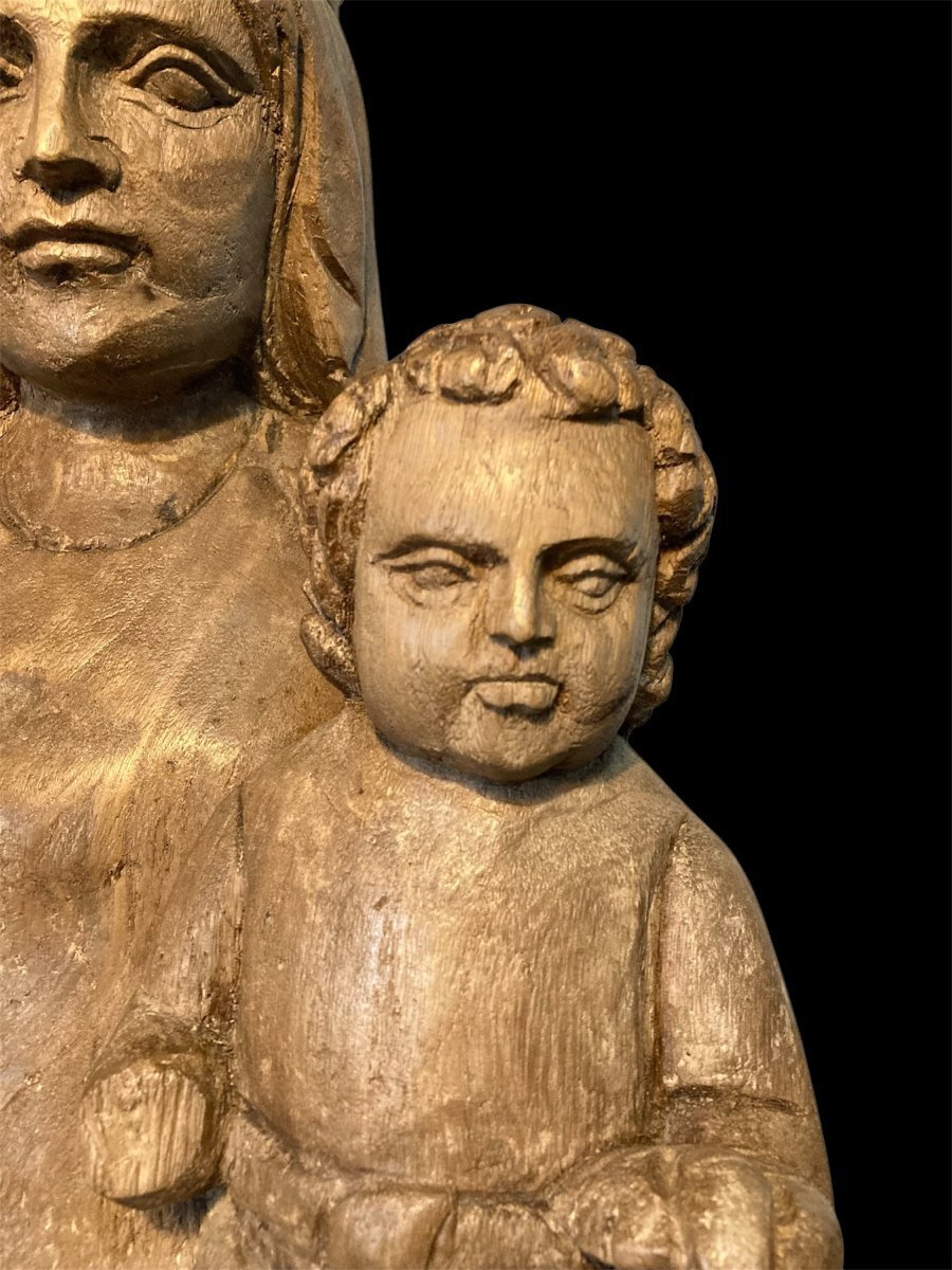 III quarto XIV secolo - Bottega del Maestro dei Magi di Fabriano - Tiglio - Madonna col Bambino-photo-7
