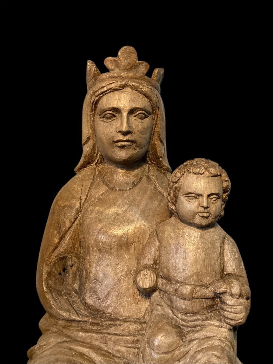 III quarto XIV secolo - Bottega del Maestro dei Magi di Fabriano - Tiglio - Madonna col Bambino-photo-8