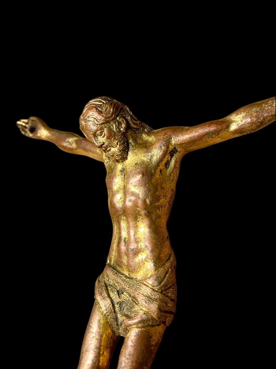 Firenze - III quarto del XVI sec. - Corpus Christi in bronzo dorato a fuoco-photo-3