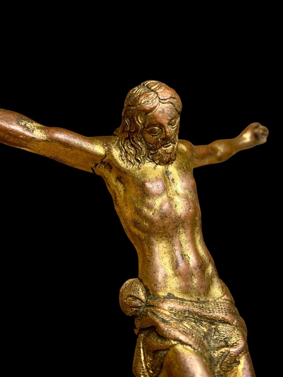 Firenze - III quarto del XVI sec. - Corpus Christi in bronzo dorato a fuoco-photo-1