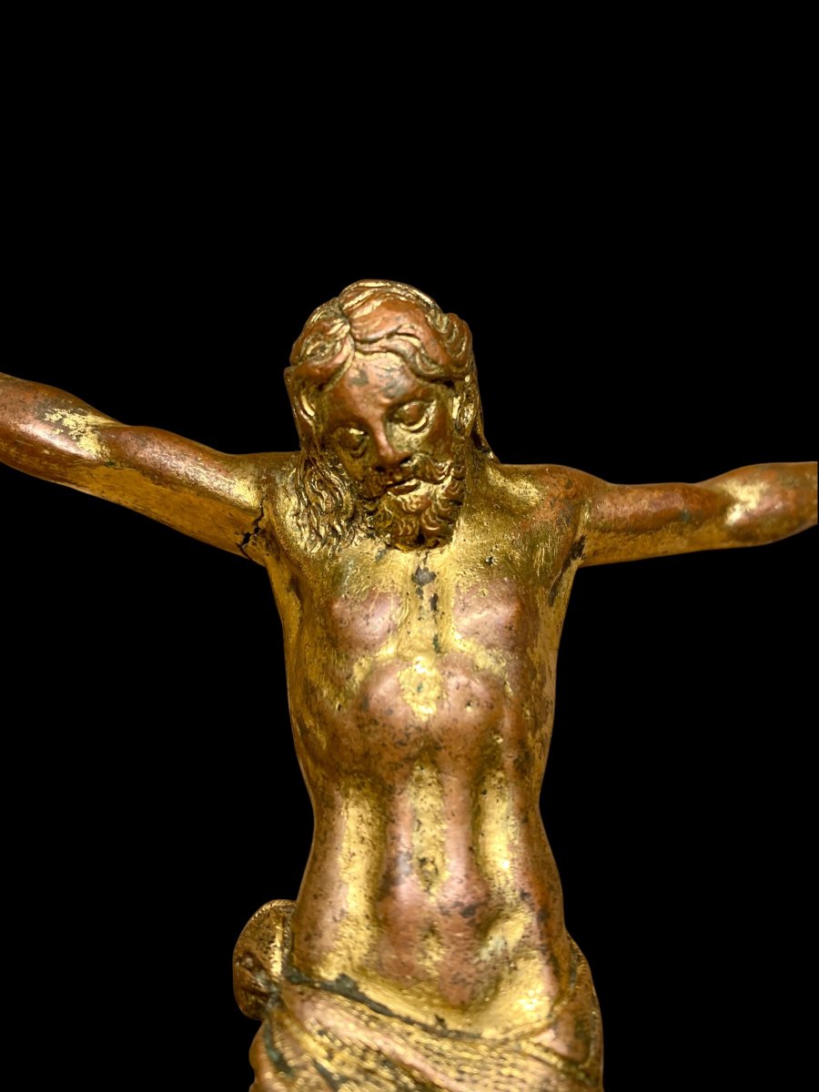 Firenze - III quarto del XVI sec. - Corpus Christi in bronzo dorato a fuoco-photo-3