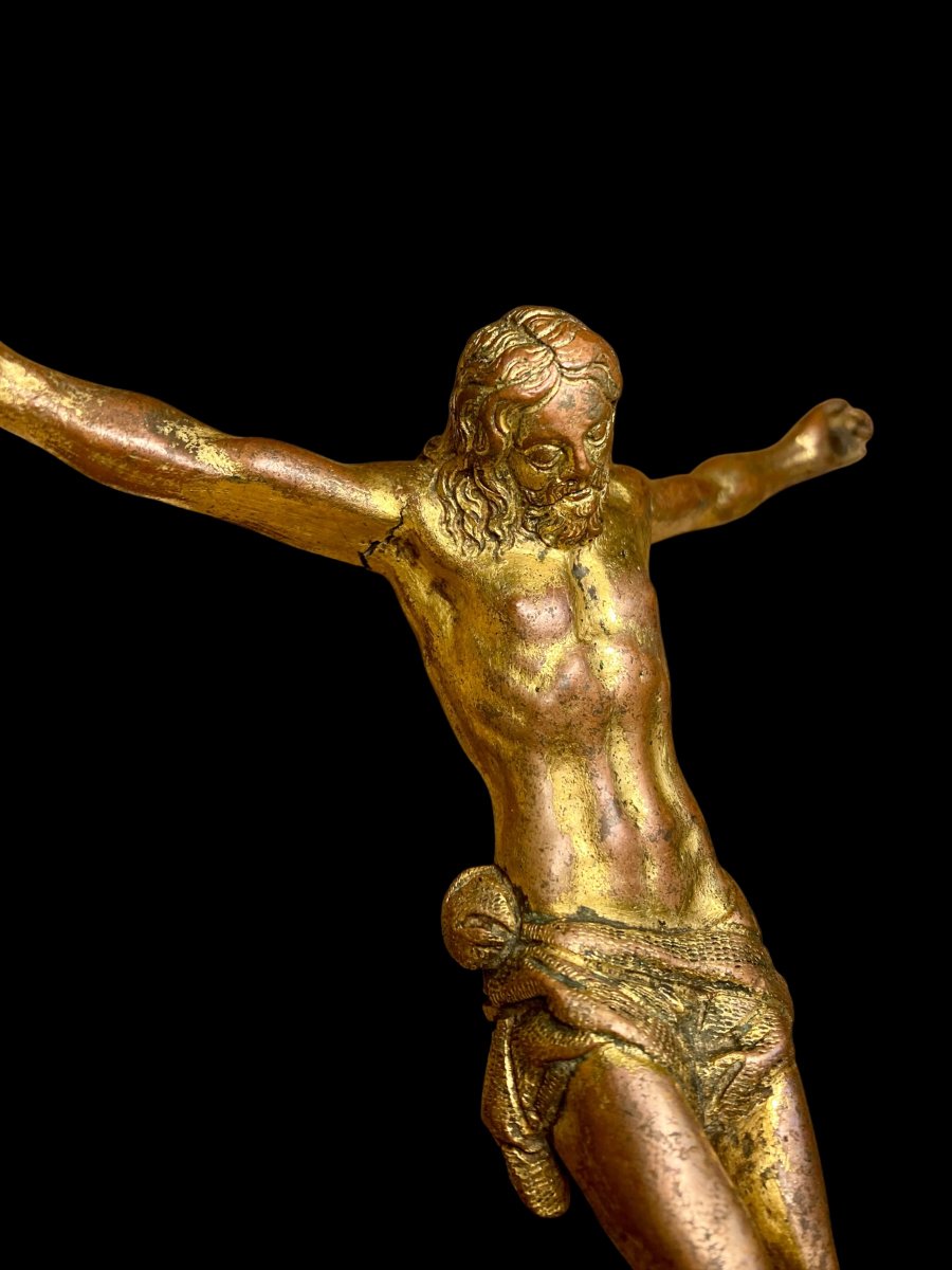Firenze - III quarto del XVI sec. - Corpus Christi in bronzo dorato a fuoco-photo-4