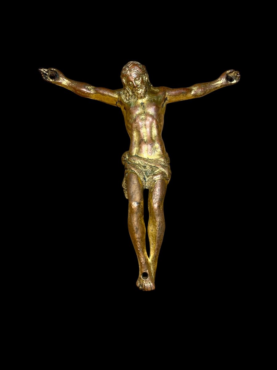 Firenze - III quarto del XVI sec. - Corpus Christi in bronzo dorato a fuoco-photo-7