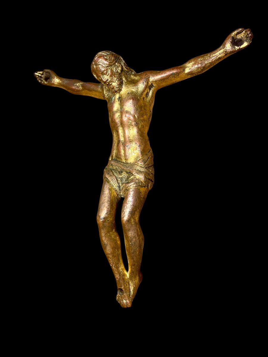 Firenze - III quarto del XVI sec. - Corpus Christi in bronzo dorato a fuoco