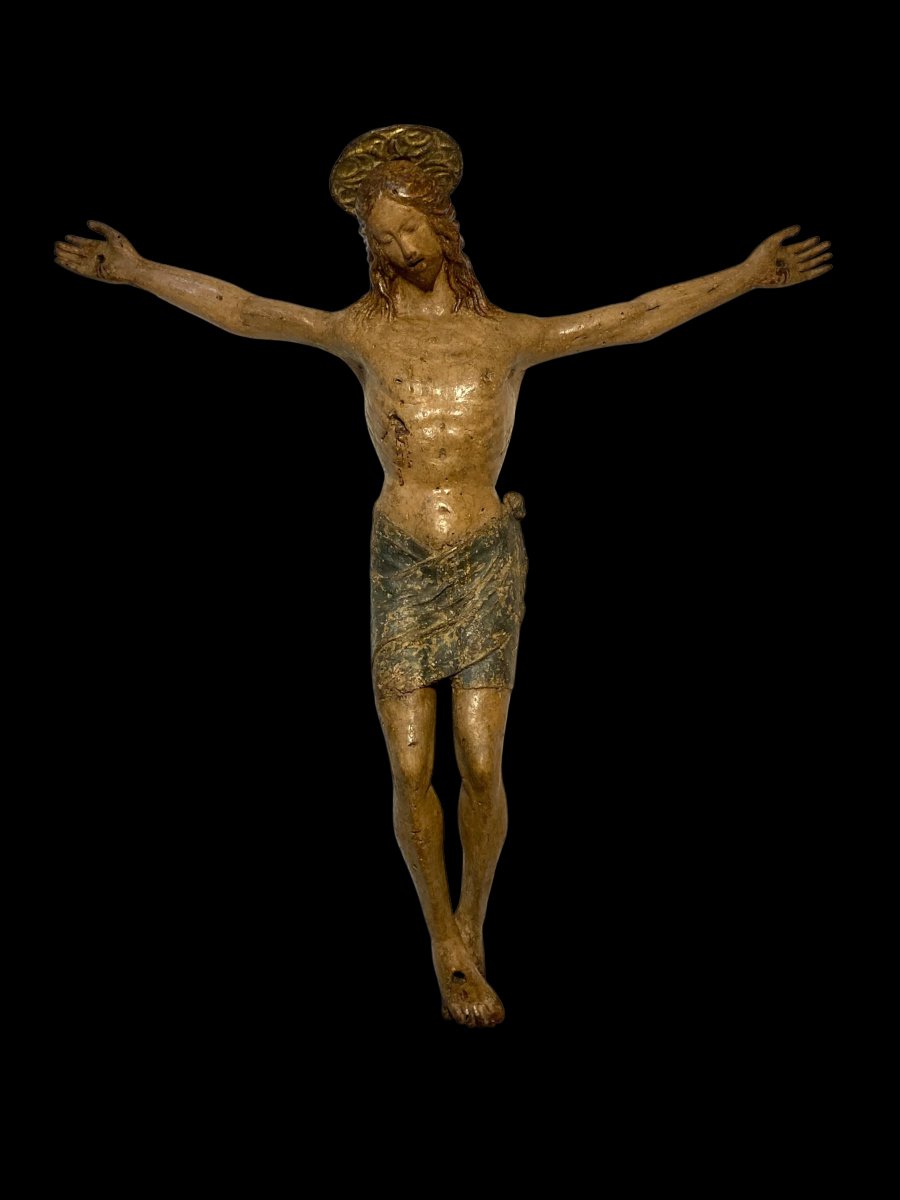  Benedetto da Maiano (Bottega di) - 1480/1490 - Crocifisso in legno policromo e tela gessata 