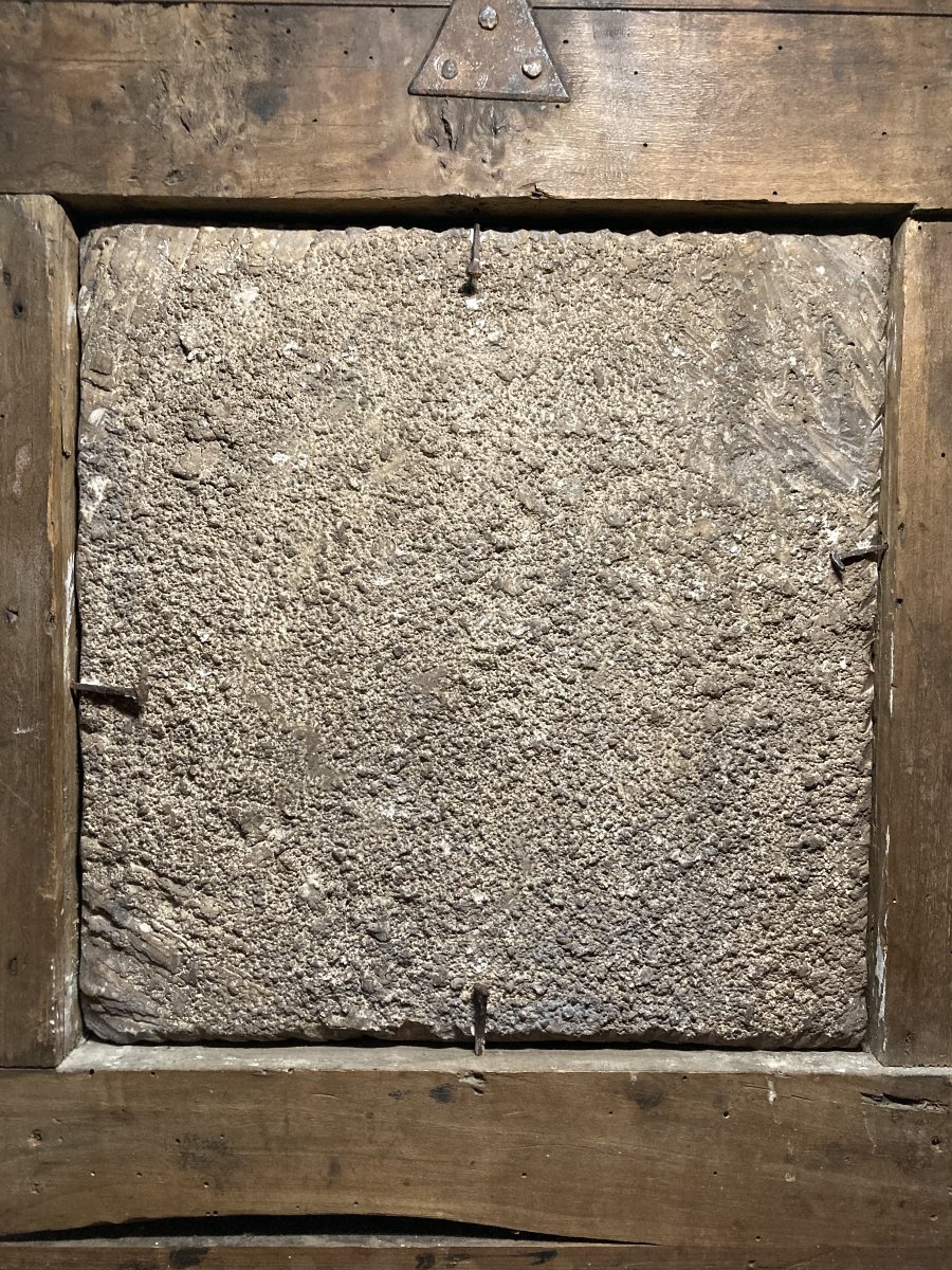  Bottega dei Della Robbia - Metà del XV sec. - Bassorilievo in stucco policromo e dorato -photo-8