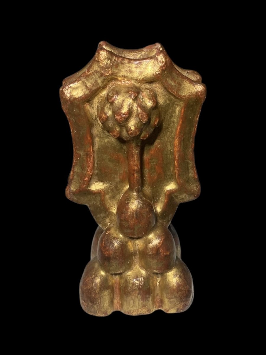 Comune di Montalcino - Metà del XVI sec. - Emblema civico istituzionale in legno dorato-photo-6