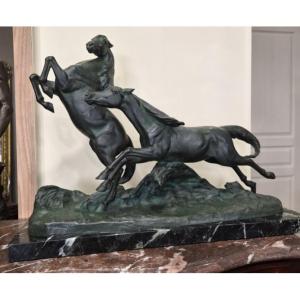 Bronze Signed Maximilien Fiot (1886-1953)