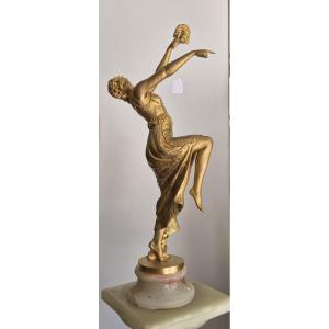 Dancer With Mask (joseph Emmanuel Cormier 1869-1950 )