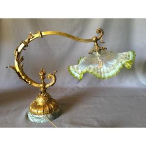 Marble Base Secretary Lamp