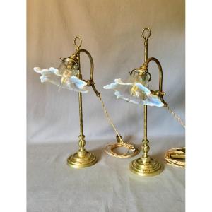 Pair Of Lamps 1900