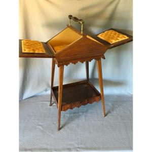 English Walnut Worktable