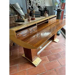 Large Vintage Desk 1970s Italian Design