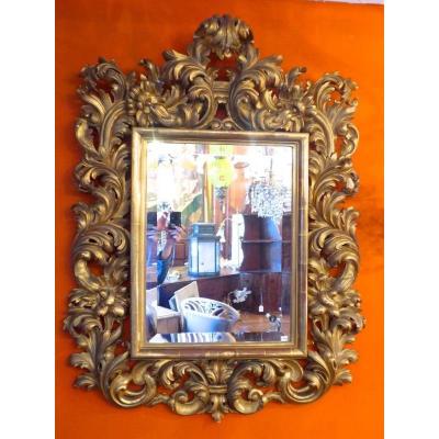 Giltwood Mirror Late Nineteenth