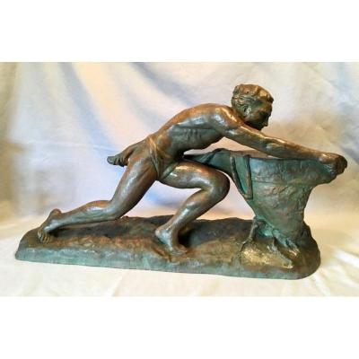 Art Deco Terracotta By Ugo Cipriani (1887-1960)