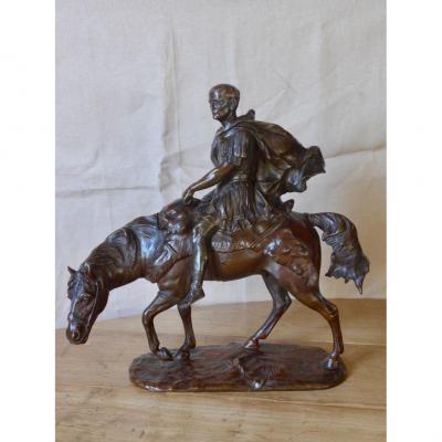 Bronze Julius Caesar Signed R. Nannini