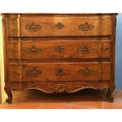 18th Century Provençal Chest Of Drawers In Olivier