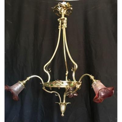 Art Nouveau Chandelier
