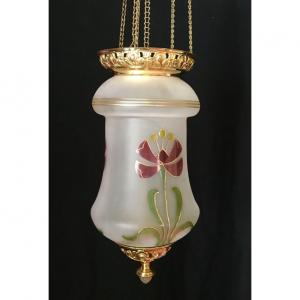 Art Nouveau Lantern Candle Holder