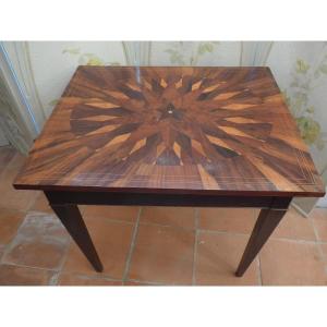 Nineteenth Inlaid Tray Table