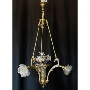 Flower Basket Chandelier Louis XVI Style