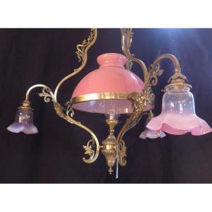 Large Art Nouveau Suspension