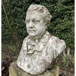 Marble Bust - Portrait Of A Man, Restoration Period, 1825-1840
