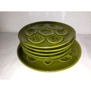 Niderviller Vintage Lorraine Faience Oyster Shell Service